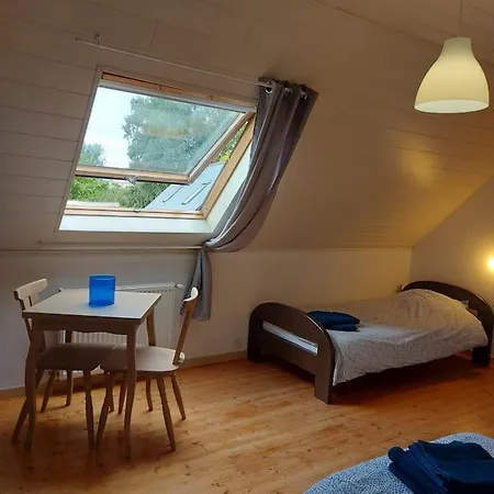 度假居 Penty Typique Kercab Dans Un Ancien Moulin 普洛默迪耶尔恩