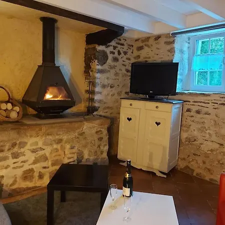 度假居 Penty Typique Kercab Dans Un Ancien Moulin 普洛默迪耶尔恩